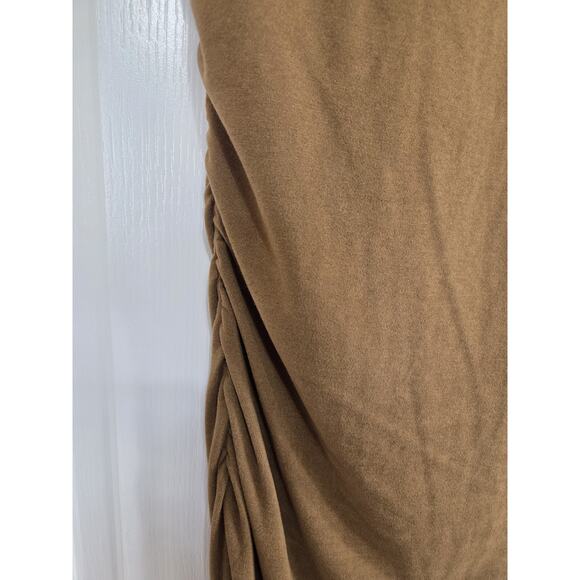 OGL Soft Flattering Turtleneck Mossy Brown Cabincore Brami Maxi Dress NWT, Sz XL - Picture 6 of 15